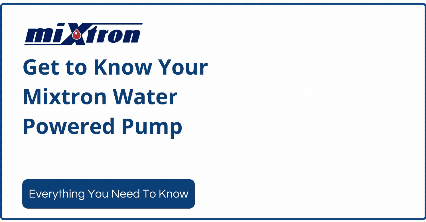 Get To Know Your miXtron Dosing Pump