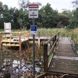 Water Monitoring at Jock Marshal Reserve